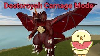 Roblox Kaiju Universe Destoroyah Carnage Mode