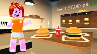 Roblox burger game…