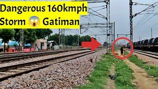 160kmph GATIMAN EXPRESS+ SHATABDI+TVC  Rajdhani attacks Faridabad Newtown- Indian Railways