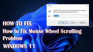 Mouse Wheel Scrolling Problem Windows 11 - 2 Fix How To