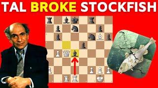 Stockfish is confused with Mikhail Tal's sacrifices!