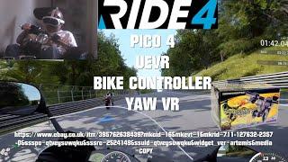 RIDE 4 in Yaw VR with Bike controller and wireless USB server