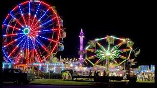 Carnival Sound Effects and Stock Video | Country Fair with Amusement Rides and Screaming Crowd