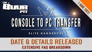 Elite Dangerous: Console to PC Transfer, Date & Details Released | Extensive FAQ Breakdown