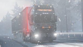 Frosty Winter Weather Mod v8.0 - Euro Truck Simulator 2 Mod