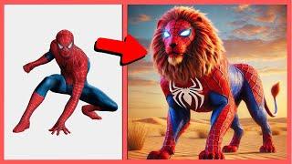 AVENGERS But LION  VENGERS All Characters (Marvel & DC) 2024