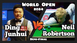 Ding Junhui vs Neil Robertson - World Open Snooker 2024 - Semi-Final Live (Full Match)