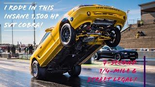 REVan Evan Rides in the Minion — World's Quickest 1,500 Horsepower 1998 SVT Cobra Mustang!