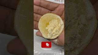 Lemon face scrub at home #shorts #facescrub #lemon
