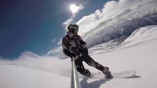 Tetnuldi / Svaneti / Georgia freeride run & fail - Kiryk & Waldo