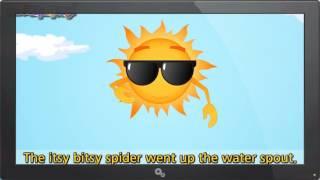 Itsy Bitsy Spider - Incy Wincy Spider - Eency Weency Spider - Nursery Rhymes - mother goose rhyme