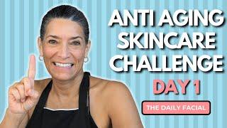 Anti Aging Skincare Challenge 2024, Day 1: The Perfect Daily Facial! | Peaches Skin Care