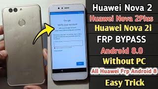 Huawei Nova 2 plus frp bypass | Huawei Nova 2i/2 plus frp bypass 2024 No pc | All Huawei Android 8.0