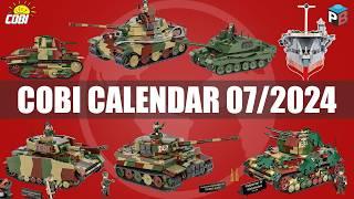  July premieres from COBI - 07/2024 -  Tanks, planes, trains #cobi #bricks