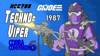 HCC788 - 1987 TECHNO-VIPER - Cobra Convergence 6 G.I. Joe toy review!