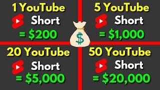 How to Make INSANE Money with YouTube Shorts NO Experience Needed!