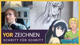 Spy x Family Anime - Yor Forger zeichnen | Schritt-für-Schritt Tutorial