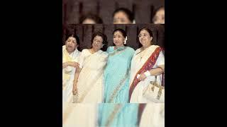 Lata Mangeshkar with Asha Bhosle ️️️#shorts #singer #bollywood #song #latamangeshkar #ashabhosle