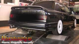 Mappning MaxxECU - 550WHP Ford Sierra Cosworth - Maxxtuning AB