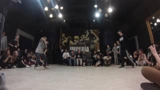 Kyrcha vs Fedya | hip hop | 1:8 | URAL ROCK CITY | KAMENSK | 22 05 2016 - #bboy #bgirl #breakdance
