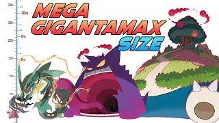 WORLD RECORD! Alolan - Mega - Gigantamax Pokémon Size Comparison 2023