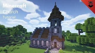 Minecraft: How to Build a Church | Medieval Church (Tutorial)