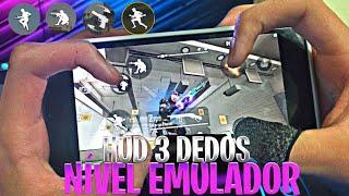 LOS MEJORES HUD BRASILEÑO A 3 DEDOS  Nivel EMULADOR | Garena Free Fire