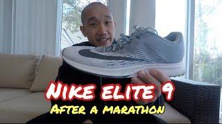 Nike elite 9 / Quick review after a marathon