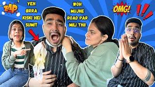 Nikita ko mili Meri Gaadi Mei Ladki Ki BRABra Prank On My Wife 