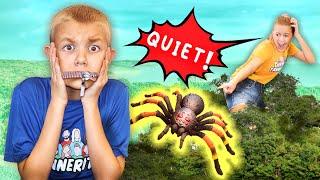 Quiet Game With Spider And SNAKE!
