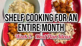 PANTRY COOKING FOR AN ENTIRE MONTH Part 2 | Shelf Cooking Ideas