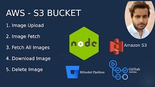 AWS - S3 bucket (File upload, fetch, download & delete) with nodejs api