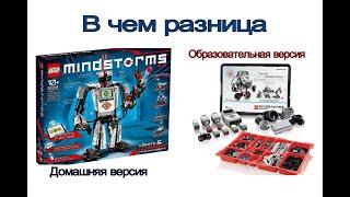 В чем разница? Lego Mindstorms EV3 домашняя и образовательная версии.