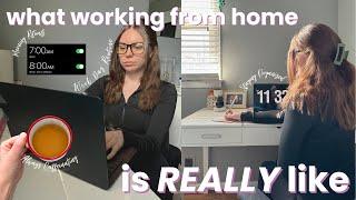 What Working From Home Is REALLY Like | *Realistic* Work From Home Day In My Life