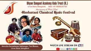 DHYAN SANGEET ACADEMY KALA TRUST (R) MANGALURU || HINDUSTANI CLASSICAL MUSIC FESTIVAL || V4NEWS LIVE