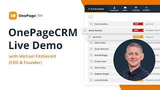 Sales CRM overview | OnePageCRM Live Demo 2024