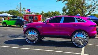 MEMORIAL WEEKEND 2025 BIG WHEELS & PAINT CARSHOW BRADENTON, FL BIG RIMS / CUSTOM CARS / LOWRIDERS