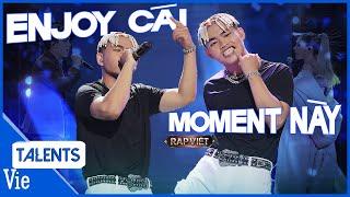 TEZ tung sở trường fastflow Enjoy Cái Moment Này gây bão tiến thẳng chung kết | Rap Việt Live Stage