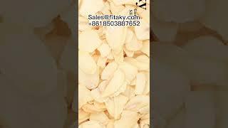 High quality garlic slices wholesale #WholesaleGarlic #DehydratedGarlic #GarlicSlices