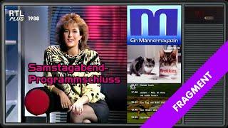 Frühes RTL: Nicole Bierhoff + Rest Männermagazin + Programmschluss usw. (23.04.1988)