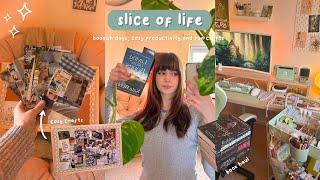 Slice of Life Vlog ┃bookish days, cosy productivity & fun crafts