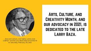 THE FORUM: A Tribute to Larry Baza - Civil Rights & Arts Activist - 12min