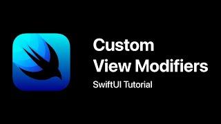 Build Custom View Modifiers in #SwiftUI