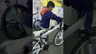 Happy Customer From Morbi | Mercedes-Benz Foldable Bicycle White Macwheel | TCH Store #shorts #cycle