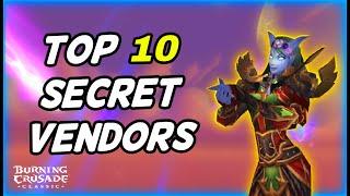 TOP 10 secret vendors in TBC Classic