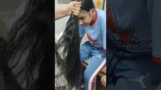 Remove tangles in 5ft long hair#jashan #youtubeshorts #Shorts