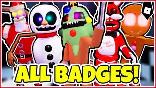 How to get ALL 20 BADGES + "WHITE ICON" BADGE in FNAF NEW SKIN ROLEPLAY! - ROBLOX