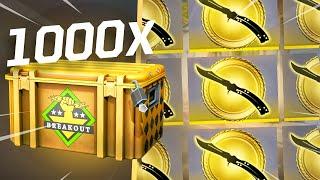 I Unboxed 1000x Operation Breakout Cases