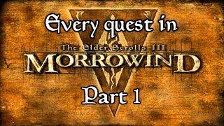 Every quest in Morrowind Episode 1: Seyda neen