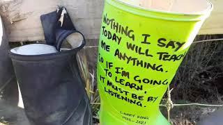 Whakatane waterfall, Mataatua Marae, gumboot fencing & a walk in a local park.